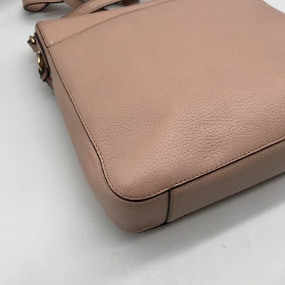 Michael Kors Pale Pink Pebbled Leather Crossbody Bag - Picture 9 of 10